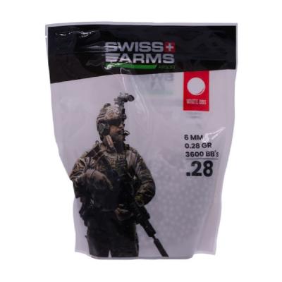 SWISS ARMS Sachet 1 Kg Billes 0.28 g 6 mm Blanches  