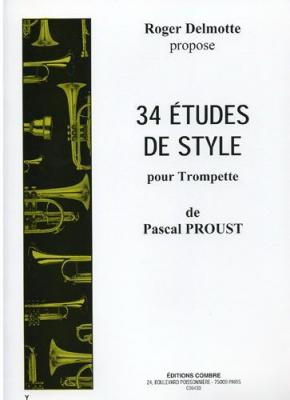 COMBRE Proust - 34 Etudes De Style - Trompette