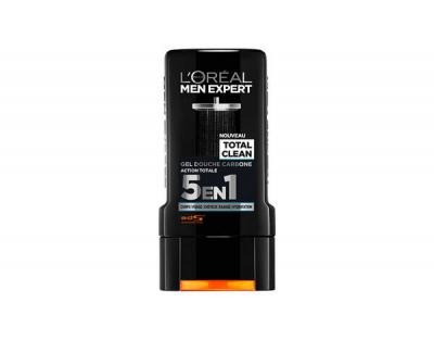 L'Or&eacute;al Men Expert Total Clean Gel Douche 5 en 1 pour Homme 300 ml