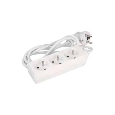 DHOME Lot de 2 blocs multiprises 3G 1 mm&sup2;  - Sans interrupteur