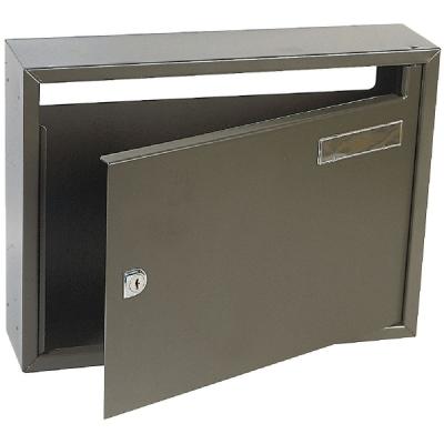 DECAYEUX Boite &agrave; lettres commerciale 2 laqu&eacute; marron 400X300  213247