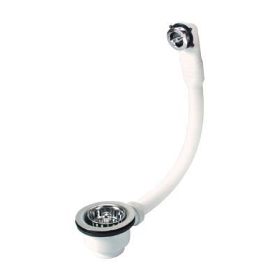 NICOLL Bonde &agrave; panier avec trop plein, Diam.84 mm, 0204121, 
