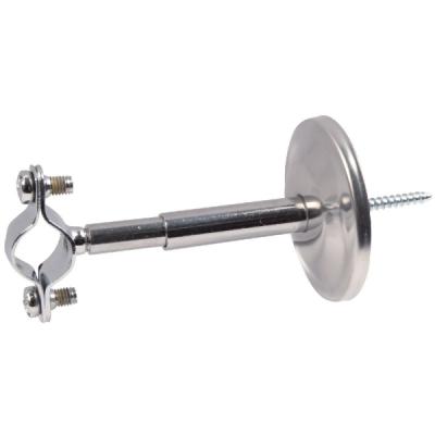 NICOLL  - Collier de fixation r&eacute;glable diam&egrave;tre 16, laiton chrom&eacute;