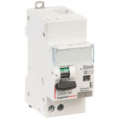LEGRAND Disjoncteur Diff&eacute;rentiel  Dx3 20A Courbe C 30Ma 2 Poles Type Ac - Auto / Vis - 6Ka