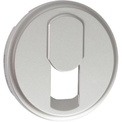 LEGRAND Enjoliveur titane - Prise t&eacute;l&eacute;phone RJ 45 - C&eacute;liane - 