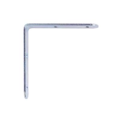 AFBAT Equerre de chaise bouts ronds - 18 x 100 x 3 mm - acier zingu&eacute;