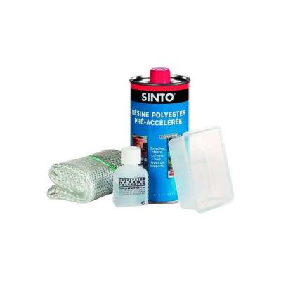 SINTO Kit reparation resine +tissu 500ml 