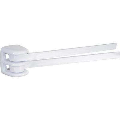 GALEDO Porte serviette 2 barres mobiles Jazz, 7.5, 46.5, 9