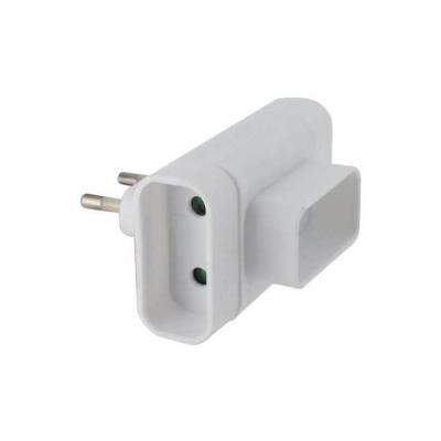 DHOME Fiche triplite lat&eacute;rale 3 x 2P  - Blanc