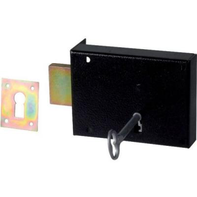METALUX Serrure en Applique Standard 461 P&ecirc;ne Dormant Seul, Axe 40mm, Gauche