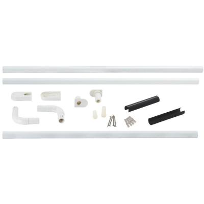 BOSSINI Support porte rideau d'angle - universelle - diam&egrave;tre 25 mm 
