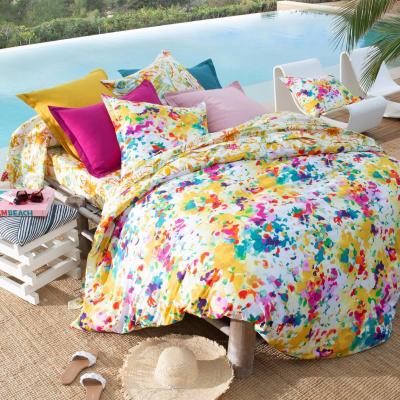 BECQUET Drap plat ROMY en coton multicolore