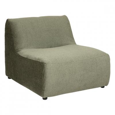 ATMOSPHERA CREATEUR D INTERIEUR Chauffeuse en velours mavuno vert c&egrave;dre atmosphera - vert c&egrave;dre