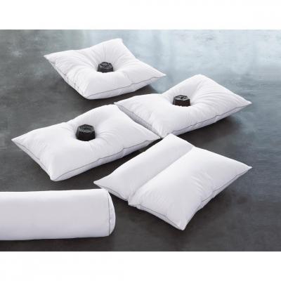 BECQUET Oreiller ferme 65x65 blanc en coton