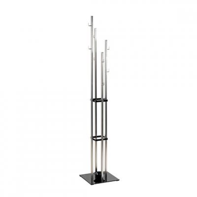  Haku M&ouml;bel 89777 Portemanteau Optique INOX/Noir 35 x 35 x 182 cm