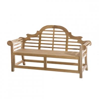 MACABANE  - harris - Banc de jardin Sumatra en bois Teck - Marron