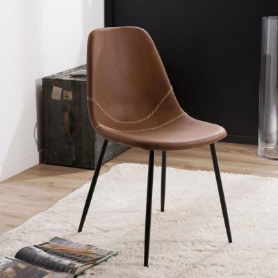 Lot de 2 Chaises John - Marron