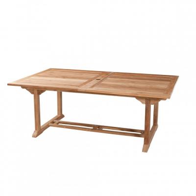 MACABANE Table rectangulaire double extension 200-300x120 cm JARDITECK