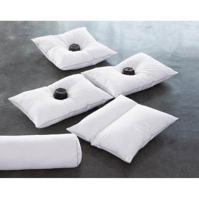 BECQUET Traversin semi-ferme antiacariens en coton 40x90