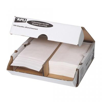  Apli 014020 Lot de 1000 2P Etiquettes 140 x 45 mm Planche
