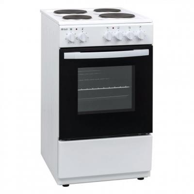 AYA Cuisini&egrave;re &eacute;l&eacute;ctrique  ACE56W 4 foyers Blanc