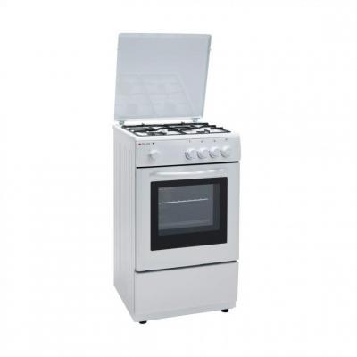 AYA Cuisini&egrave;re gaz  ACGS50B/1 4 foyers Blanc