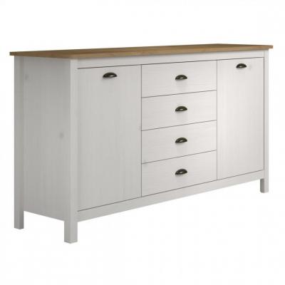 Buffet campagne MAYA Bois massif blanc