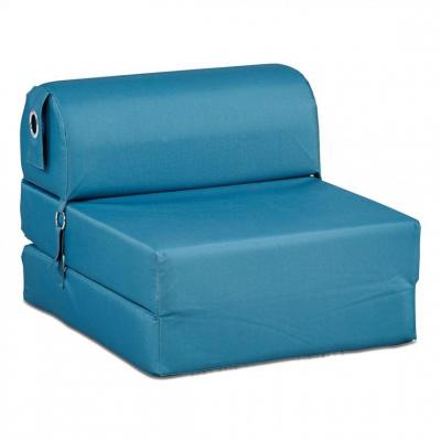 BUT Chauffeuse L.75 cm 2 IN 1 Bleu canard