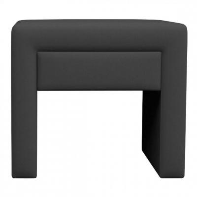 Chevet 1 tiroir JAPP gris en PU