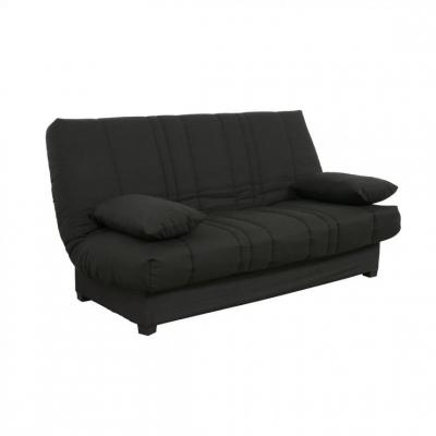 Housse clic-clac 130 cm Tissu Noir