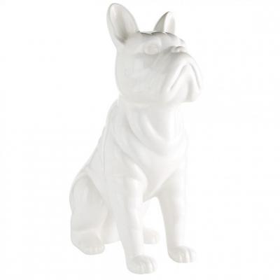 Statue H. 51 cm BOBBY Blanc