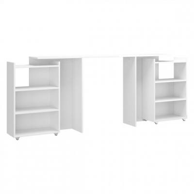 BUT T&ecirc;te de lit 160 cm avec BEST LAK rangement blanc laqu&eacute;