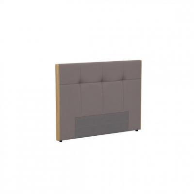 BUT T&ecirc;te de lit PU L.160 cm CLOE taupe et imitation bois