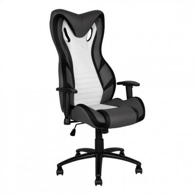 BXGAMING Fauteuil gamer  Cobra blanc et gris