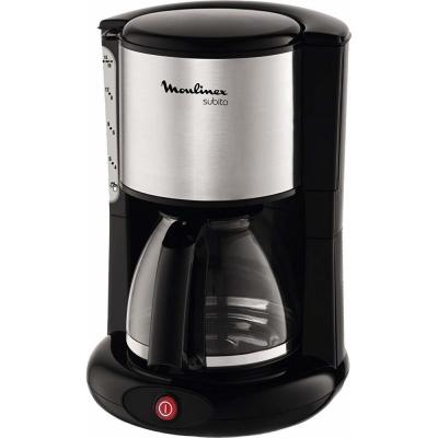 MOULINEX Cafeti&egrave;re &Eacute;lectrique De 1,25l Pour 10 A 15 Tasses 1000w Gris Noir
