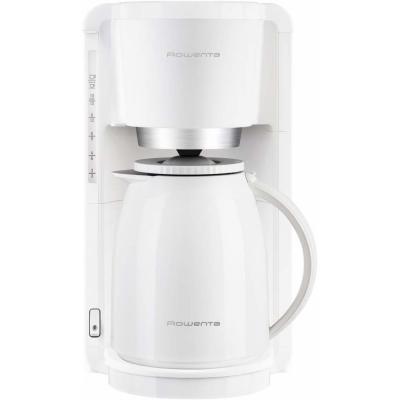 ROWENTA Cafeti&egrave;re &Eacute;lectrique De 1l Pour 8 A 12 Tasses Avec Verseuse Isotherme Blanc