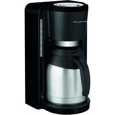 ROWENTA Cafeti&egrave;re &Eacute;lectrique Pour 10 A 15 Tasses Avec Verseuse Isotherme 800w Gris Noir