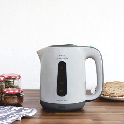CECOTEC Bouilloire &Eacute;lectrique De 1,7l Sans Fil Avec Base 360&deg; 2200w Gris Blanc
