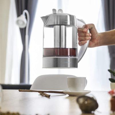 CECOTEC Bouilloire Th&eacute;i&egrave;re &Eacute;lectrique 2 En 1 De 1,7l Sans Fil 2200w Gris