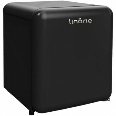 LINARIE Chatel mini r&eacute;frig&eacute;rateur cube vintage  lk48mbblack 46 litres noir