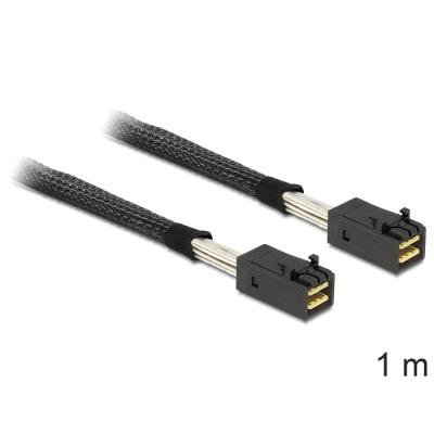 DELOCK  Mini SAS HD SFF-8643 > 4 x SATA 7 pin Reverse + Sideband, C&acirc;ble