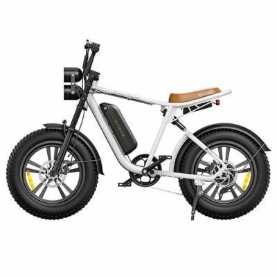  velo electrique ENGWE M20 Autonomie 50-75km Batterie 48V13Ah Moteur 250W tout suspendu Pneus 20 pouces VTT Fat bike blanc 