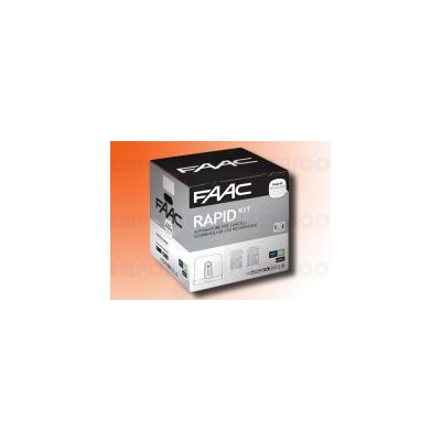FAAC  - Kit d'automatisation pour portail coulissant 24V poids maximum 400 Kg 1059995 Rapid