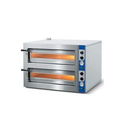 GENERIQUE Four &agrave; Pizza Electrique pour 4 8 Pizzas &oslash; 350 mm, Contr&ocirc;le M&eacute;canique Virtus 