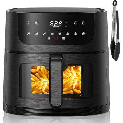 VENDOS85 Friteuse sans Huile de 8L avec 8 Programmes 1800W noir AQ0859