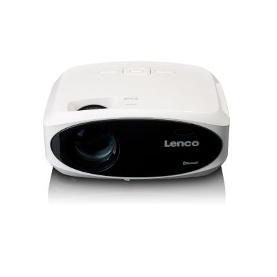 LENCO Vid&eacute;oprojecteur Full HD lumineux et net avec 250 lumens,projection de 510 cm  LPJ-900WH Blanc