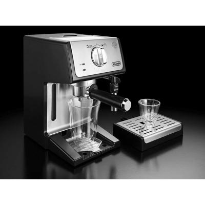 DELONGHI Machine &agrave; expresso de 2L semi automatique 1100W argent noir 