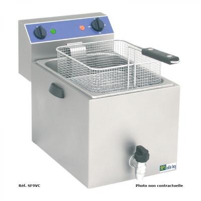 AFI COLLIN LUCY Friteuse de Table S&eacute;rie Standard avec Vidange Sp&eacute;ciale Surgel&eacute;e 8 L