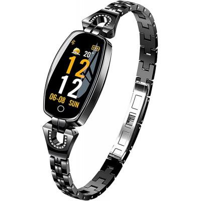  Montre Connect&eacute;e H8 Fitness Tracker IP67 Etanche-Noir-Chronus