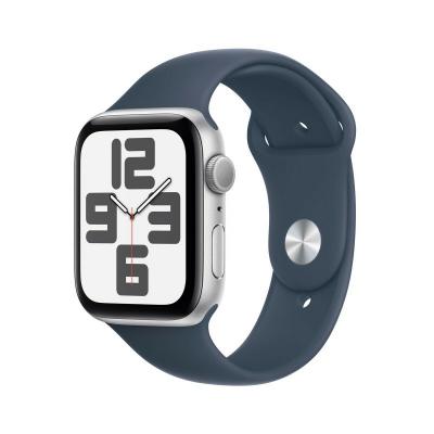 Montre intelligente Apple Watch SE Bleu Argent&eacute; 44 mm